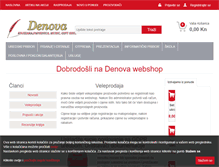 Tablet Screenshot of denova.hr